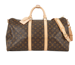 Keepall Bandouliere 50, Canvas, Mono, MB0089, DB/E/S, 3*